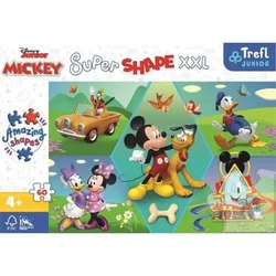 Trefl Puzzle Super Shape XXL Mickey Mouse: Zabava 60 kosov