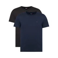 Tommy Jeans Majica  mornarska / rdeča / črna / bela