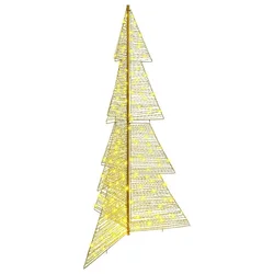 Božićno drvce s 240 LED svjetlima Topla bijela 180 cm PET