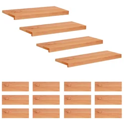 Vidaxl Stopnice 16 kos 80 x 30 x 2 cm Lak Trda bukovina