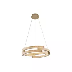 LED luster na sajli TARJA LED/36W/230V 3000/4000/6000K prečnik 60 cm zlatna