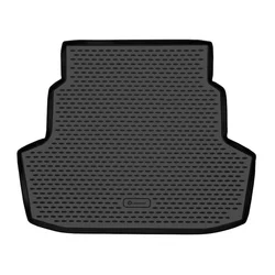 Universal rubber trunk mat