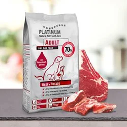 PLATINUM Suva hrana za pse sa ukusom govedine 5kg