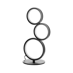 ONLI - LED stona lampa RINGS LED/17W/230V 4000K 37 cm crna