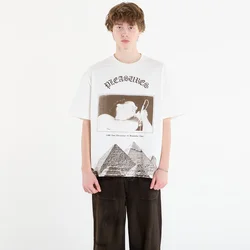 Majice PLEASURES Elevation Heavyweight Shirt White S