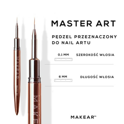 Četkica Za Dekorisanje Nokata Master Art| MAKEAR | Kozmo
