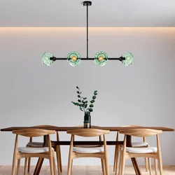 Opviq Luster Benek-15-14475, 103x40x74cm, IP20, Crno-zeleni