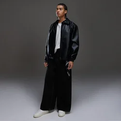 Cropp - Super baggy farmerke ispranog izgleda - CRNO