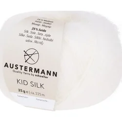 Austermann Kid Silk 98233-01 White Pletilna preja