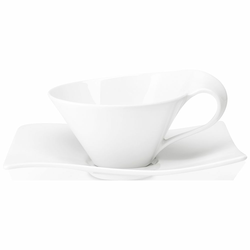 Villeroy & Boch Čajna skodelica s krožničkom iz kolekcije NEW WAVE