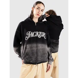 Jacker Curve Logo Gradient Washed jopica s kapuco black