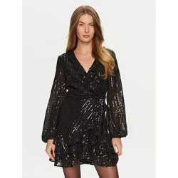 Bardot Cocktail obleka 59330DB4 Črna Regular Fit