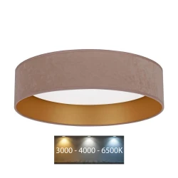 Brilagi - VELVET LED plafonjera 24W/230V 3000/4000/6400K bež/zlatna