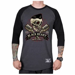 Majica moška - ELWIS - BLACK HEART - 9517
