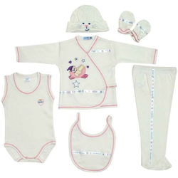 Baby set Zvjezdica bijelo-pink, vel. 56