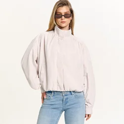 Cropp - Navadna jakna bomber - kremna