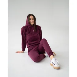 Innovation X Ženski Komplet Bordo (Duks Sa Kapuljačom)