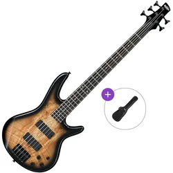 Ibanez GSR205SM-NGT Basic SET Natural Grey Burst 5 strunska bas kitara