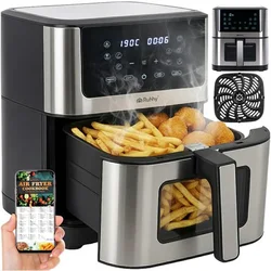 Ruhhy Air Fryer 8L XXL – friteza na vrući zrak, 1800W,