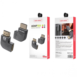 Čvrsti i izdržljivi 8K adapter - Crna KP34023