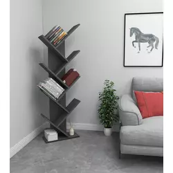 Hanah Home Polica 46x128,5x22cm Antracit
