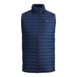 JACK & JONES Brezrokavnik, modra