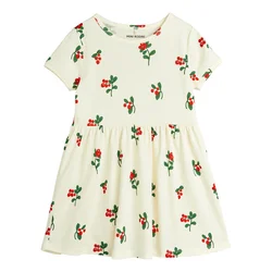 MINI RODINI Vsakodnevna obleka 2525010311 Bela Regular Fit