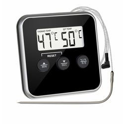 LCD kuhinjski termometer s sondo do 250°C