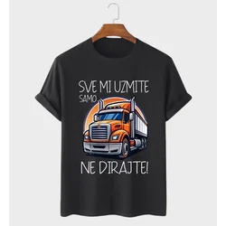 MAFIMI Muška majica Sve mi uzmite samo kamion ne dirajte, Crna