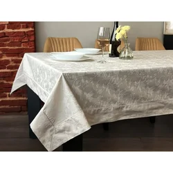 Stolnjak Gizem Krem boja 160x250cm ( VLK000491-gizemkremboja )