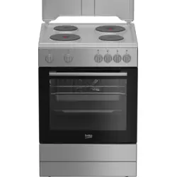 Beko Električni šporet FBE66000DS, 66l, Srebrne boje