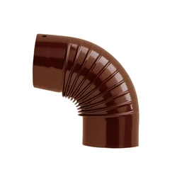 Dimno koleno, fi 120mm, 90°, rjavo