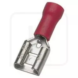 Papučica autobuksna F crvena 4.8 mm
