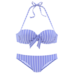 VIVANCE Bikini svetlo modra/bela