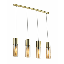 Viseća lampa od mesinga, 4x E27