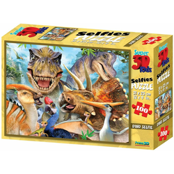 Lamps sestavljanka3D Puzzle Dino selfie, 100 delov