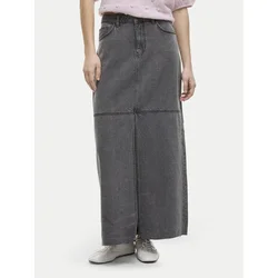 Vila Jeans krilo Kiki 14104371 Siva Regular Fit