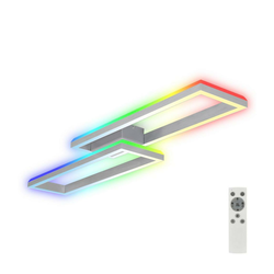 Brilo - LED RGBW prigušiva stropni luster FRAME 2xLED/21W/230V 2700-6500K+ sa daljinskim upravljačem