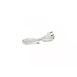 0116 PRIKLJUČNI KABEL ZA SVJETILJKU BIJELI 3M/SA PREKIDAČ