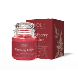 WOLFNaturalCosmetics Ambientalna sveča Wildberry Ember