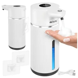 Ruhhy automatski dozator sapuna 420 ml – bez dodira, USB-C, LED zaslon, IPX5
