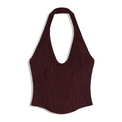 Bershka Top burgund