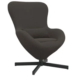 Jajolika fotelja Tamno siva 63 x 73 x 90 cm tkanina