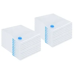 Vreće za spremanje 20 pcs Transparentne i plave 130 x 100 cm