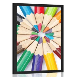 Plakat pastelne barve - 60x90 no frame