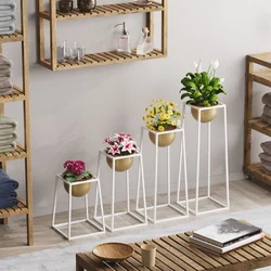 Aberto Design Set dekorativnih saksija GED-018-C, 17x30 cm, Bela