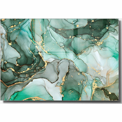 Staklena slika 70x50 cm Turquoise - Wallity