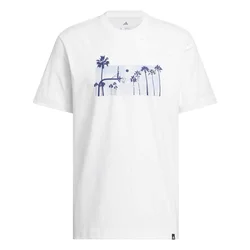 Adidas Muška majica M Photorl Crt T JZ7544, Okrugli izrez, Bela