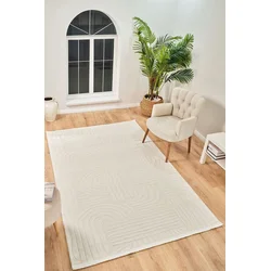 Conceptum Hypnose Tepih Boyut By006, 80x300 cm, Krem