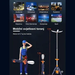 Mobilni svjetlosni toranj MST-203